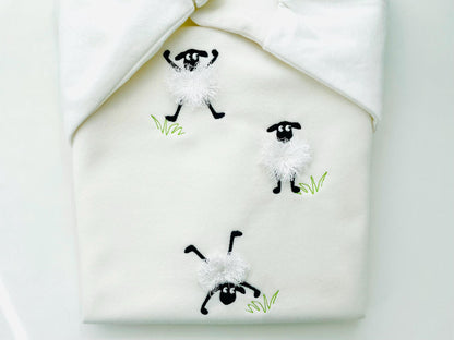 Little Fluffy Sheep Fringed Fur Lamb SET of 3 Single Sheep Machine Embroidery Designs Small Sizes 2, 3 and 3.5 Inch Awesome Kids Design - Etsy