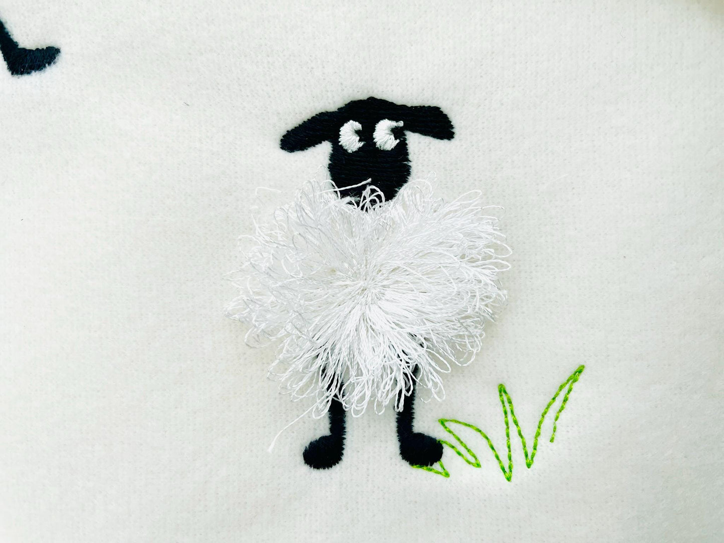 Little Fluffy Sheep Fringed Fur Lamb SET of 3 Single Sheep Machine Embroidery Designs Small Sizes 2, 3 and 3.5 Inch Awesome Kids Design - Etsy