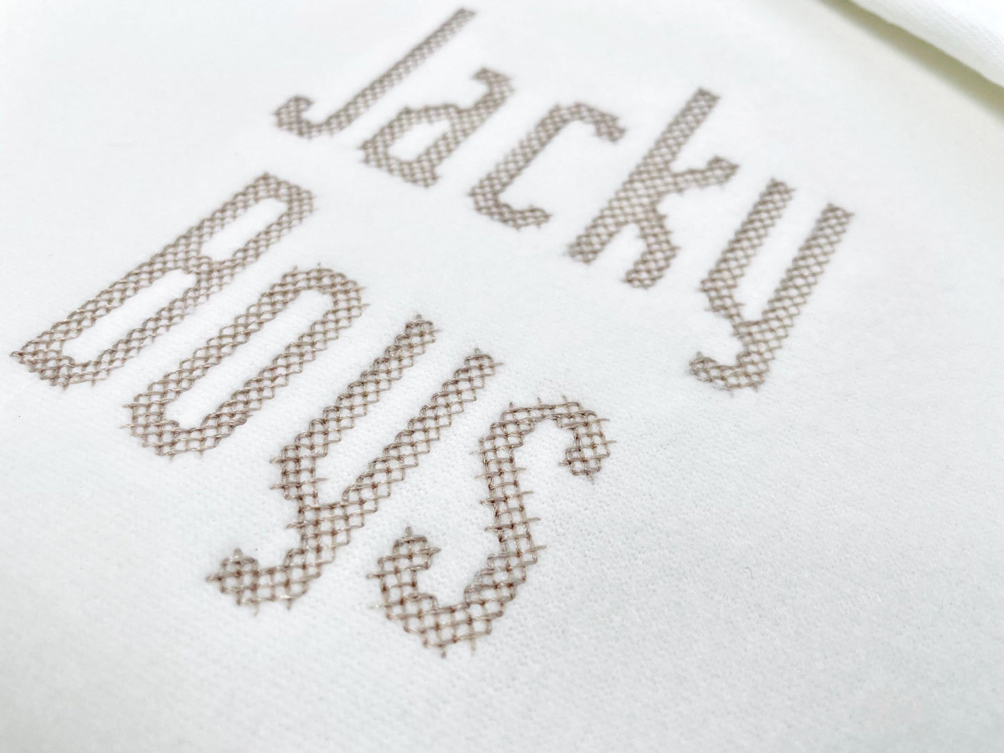 Cross Stitch Narrow Font machine embroidery designs Alphabet Monogram letters numbers punctuation Block style Font sizes 1.6 up to 2.4 inch