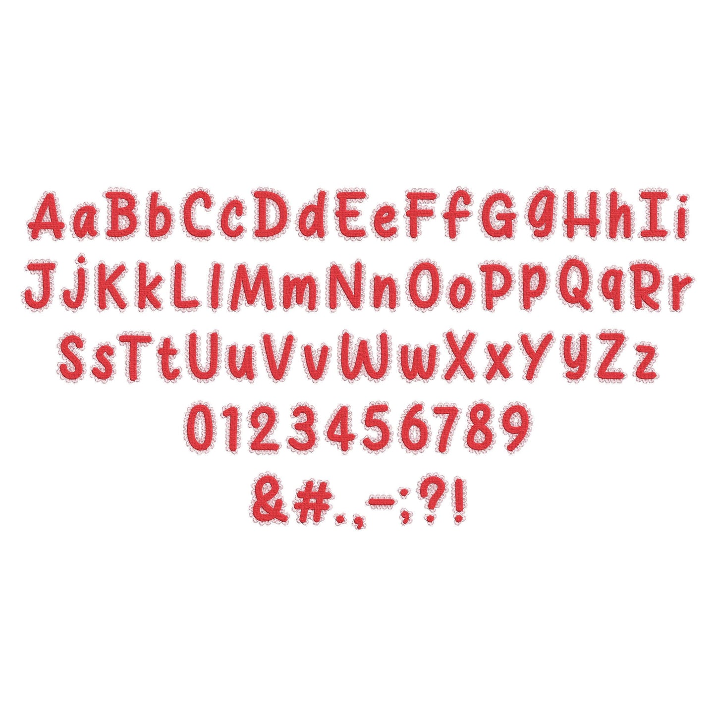 Lace Edge FONT Fill Stitch Spicy Alphabet Monogram cute baby girls fancy font machine embroidery designs sizes 1.5 up to 3.2 in