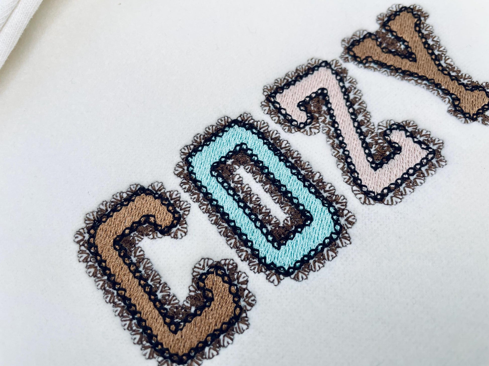 Lace Edge FONT Cozy fill stitch lace effect and outline Girly Alphabet Monogram machine embroidery designs mini sizes 1.4 up to 3.2 inch