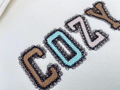 Lace Edge FONT Cozy fill stitch lace effect and outline Girly Alphabet Monogram machine embroidery designs mini sizes 1.4 up to 3.2 inch