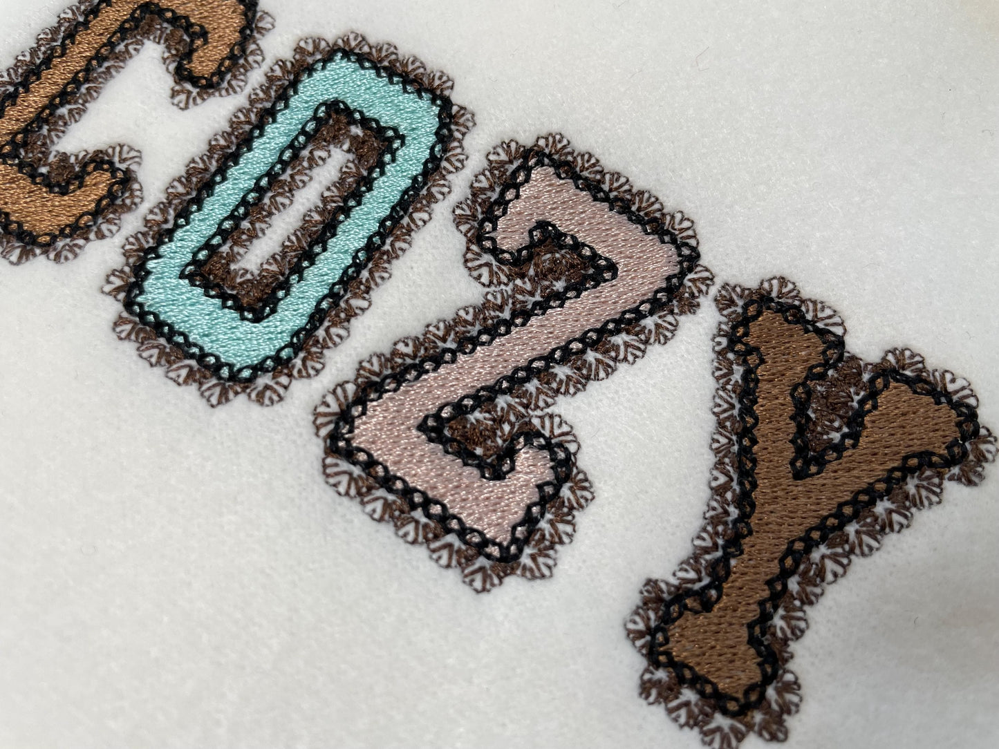 Lace Edge FONT Cozy fill stitch lace effect and outline Girly Alphabet Monogram machine embroidery designs mini sizes 1.4 up to 3.2 inch