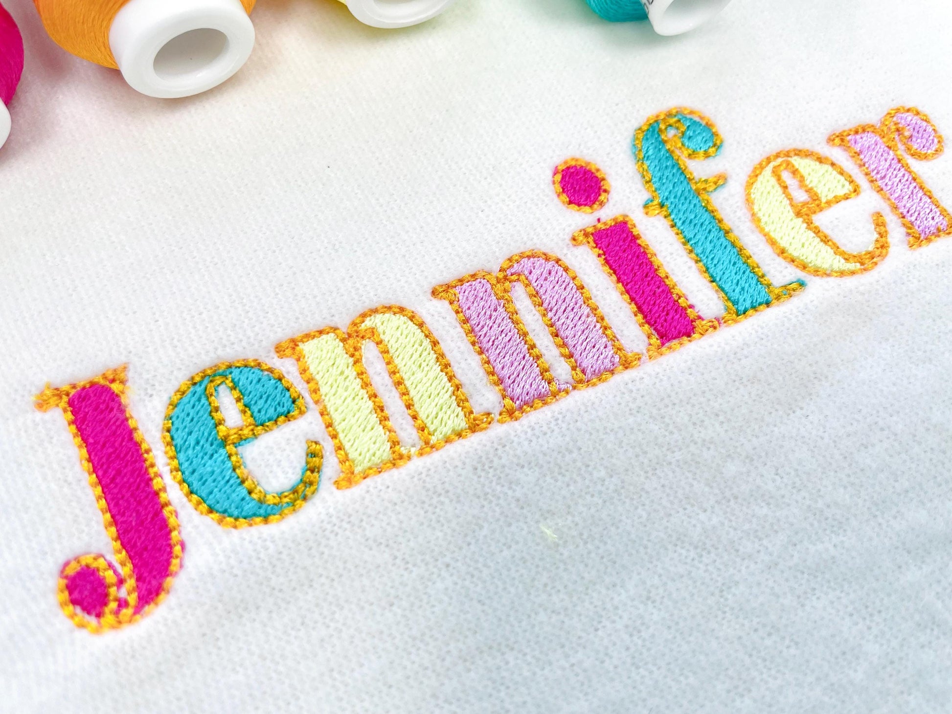 Elegant Font Kate fill stitch and outline Block Font Alphabet Monogram machine embroidery designs many sizes 0.9 up to 3.5 inch and BX