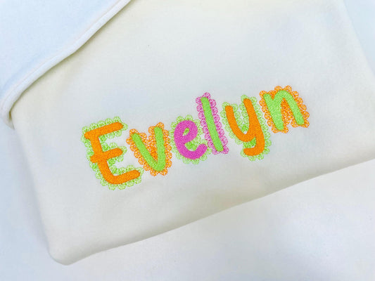 Lace Edge FONT Fill Stitch Spicy Alphabet Monogram cute baby girls fancy font machine embroidery designs sizes 1.5 up to 3.2 in