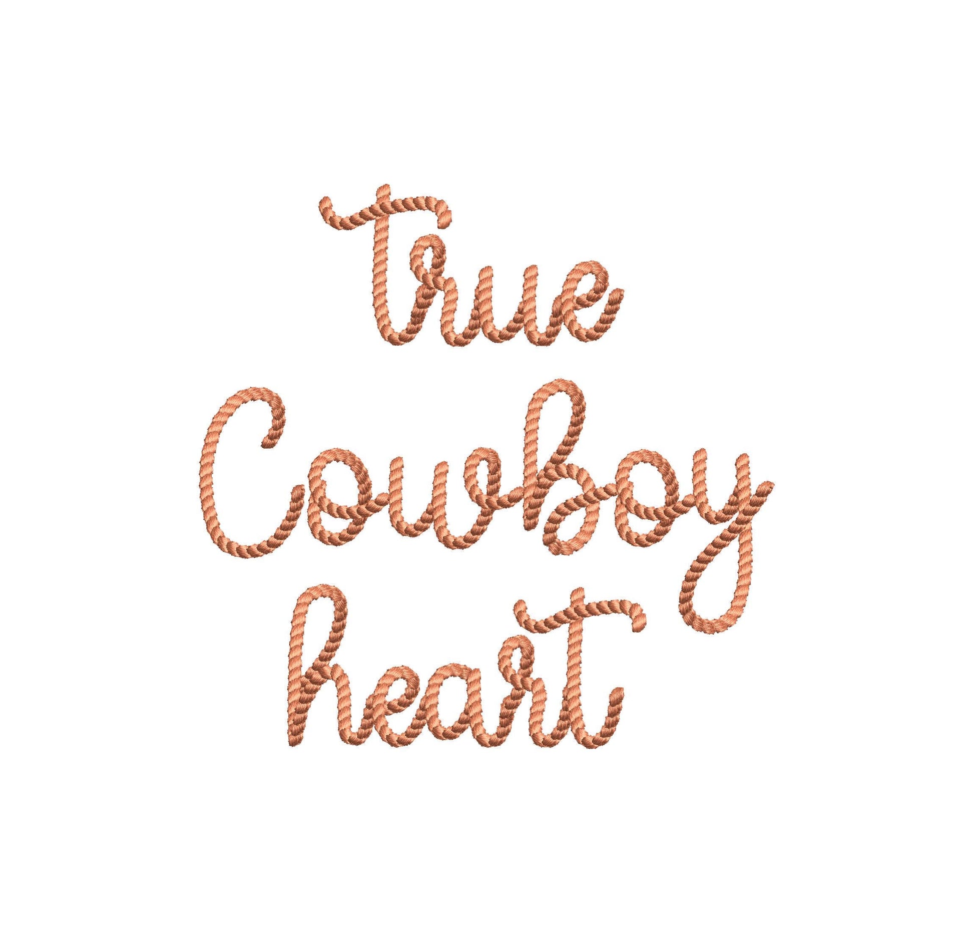 Mini Rope stitch FONT Whimsy Cowboy rodeo textured Alphabet Monogram Machine Embroidery Designs handwritten letters