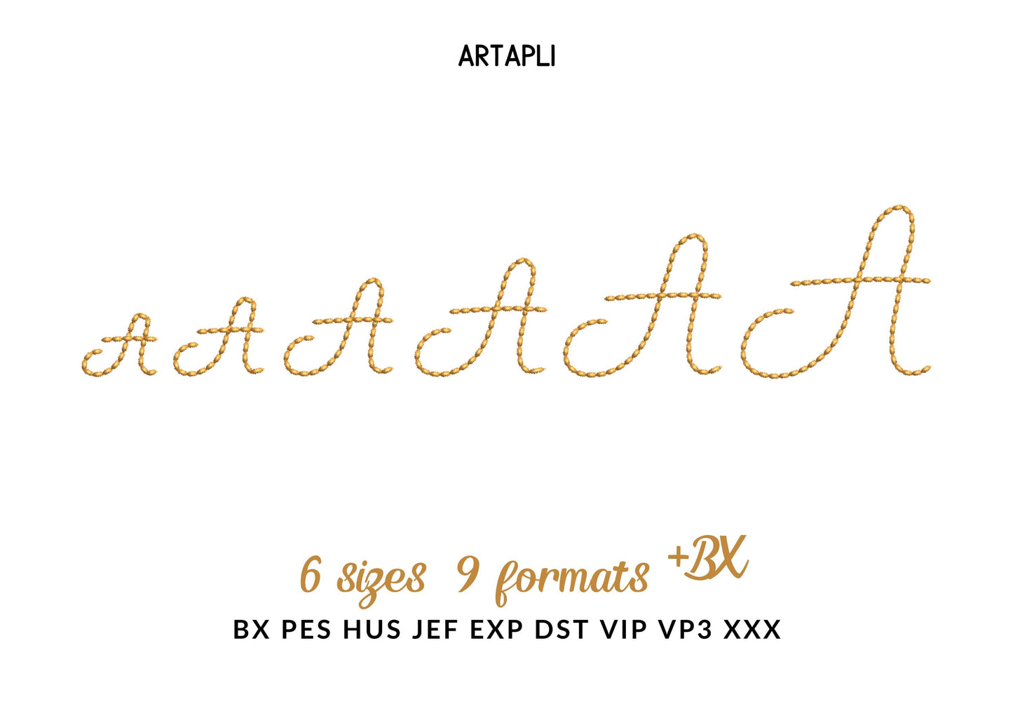 Hand stitch effect Font Willow machine embroidery designs script handwritten Alphabet Monogram kids name Font BX