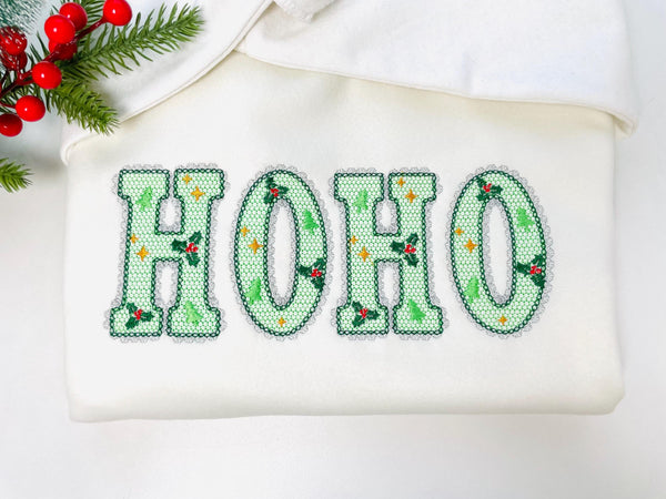Lace Edge Christmas Font