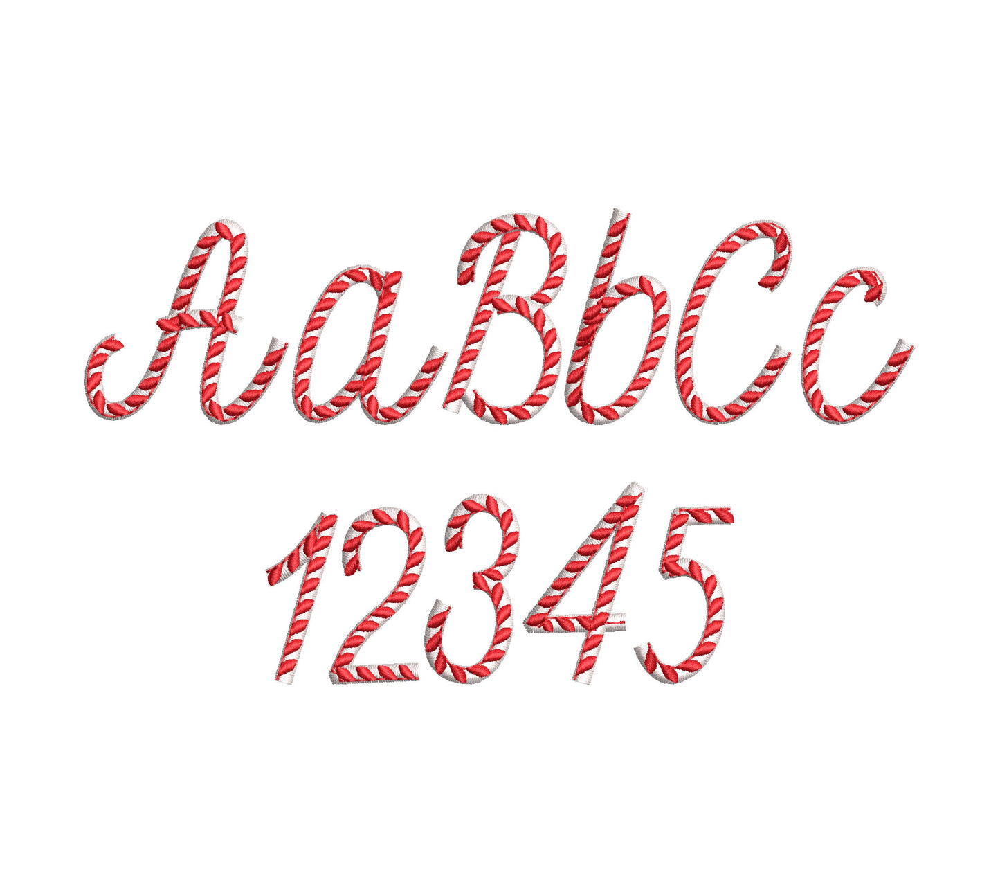 Christmas Font Candy Cane Land
