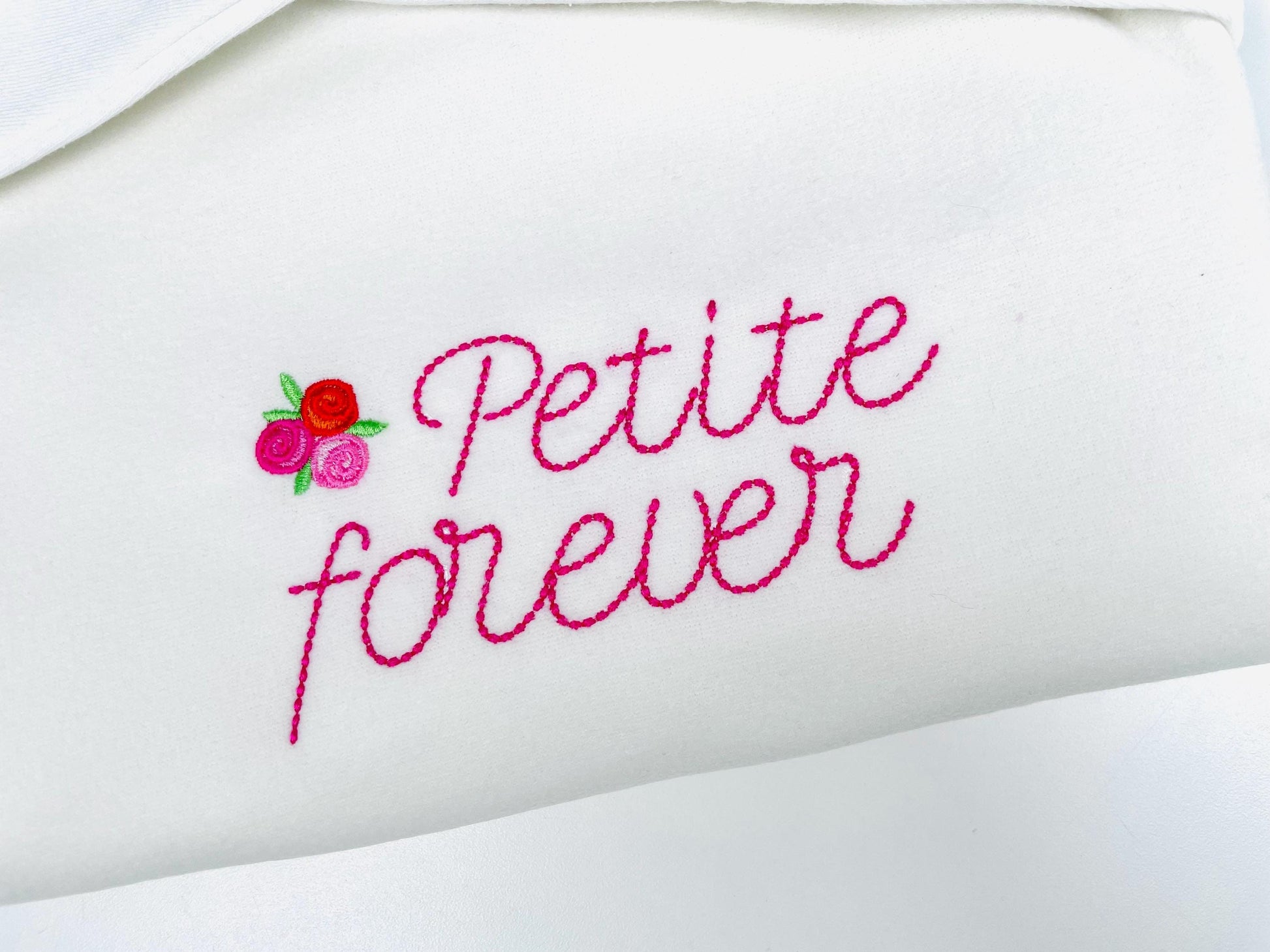 Hand stitch effect Font Petite machine embroidery designs script handwritten Alphabet Monogram kids name Font sizes 0.8 up to 2.3 inch BX