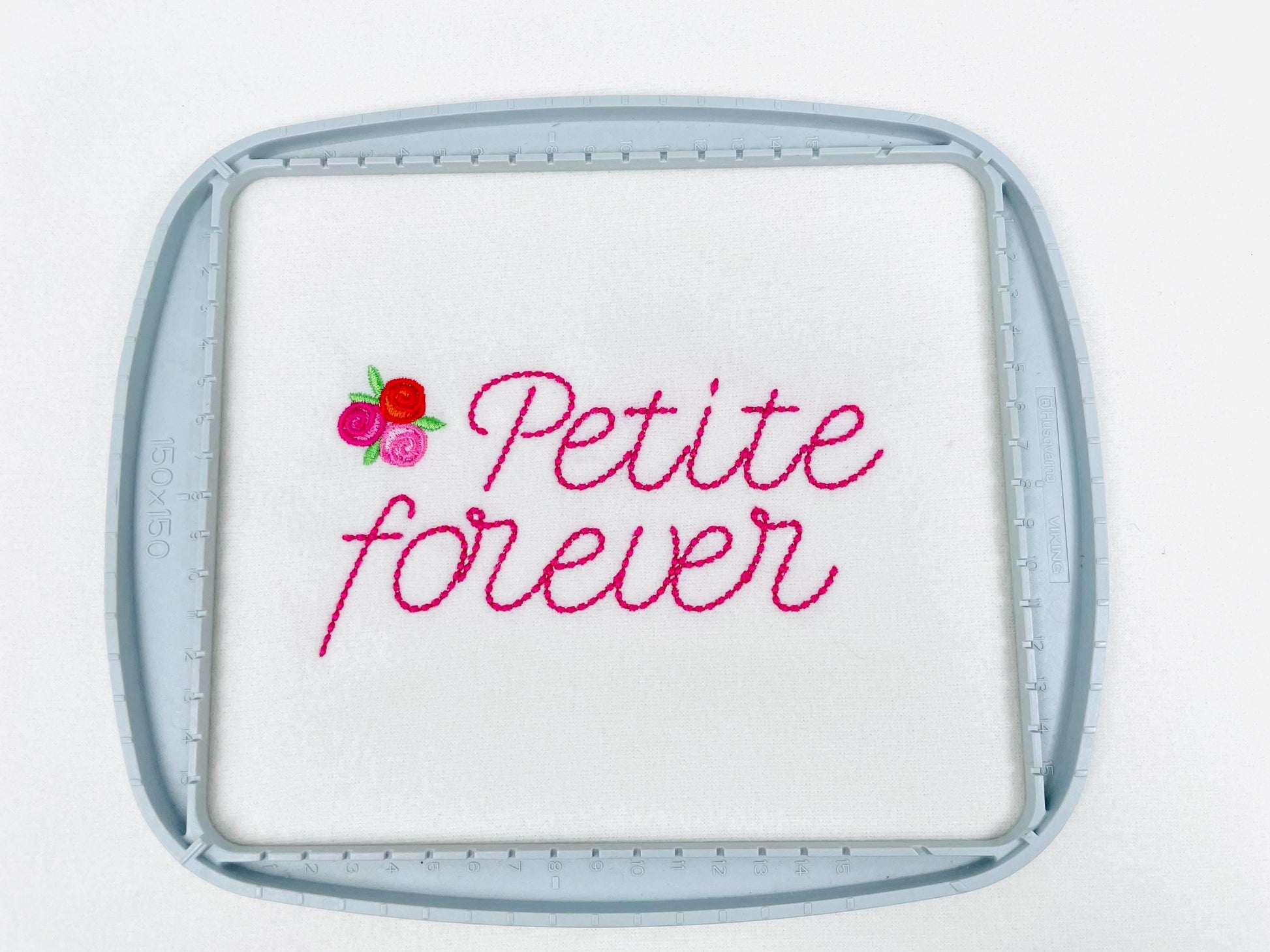 Hand stitch effect Font Petite machine embroidery designs script handwritten Alphabet Monogram kids name Font sizes 0.8 up to 2.3 inch BX