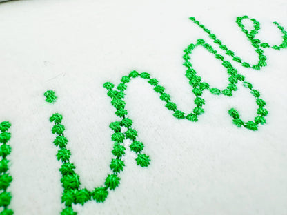 Petit Pearl FONT handwritten script Alphabet Monogram pearl stitch machine embroidery designs kids girls name mini sizes 0.9 up to 1.6 inch