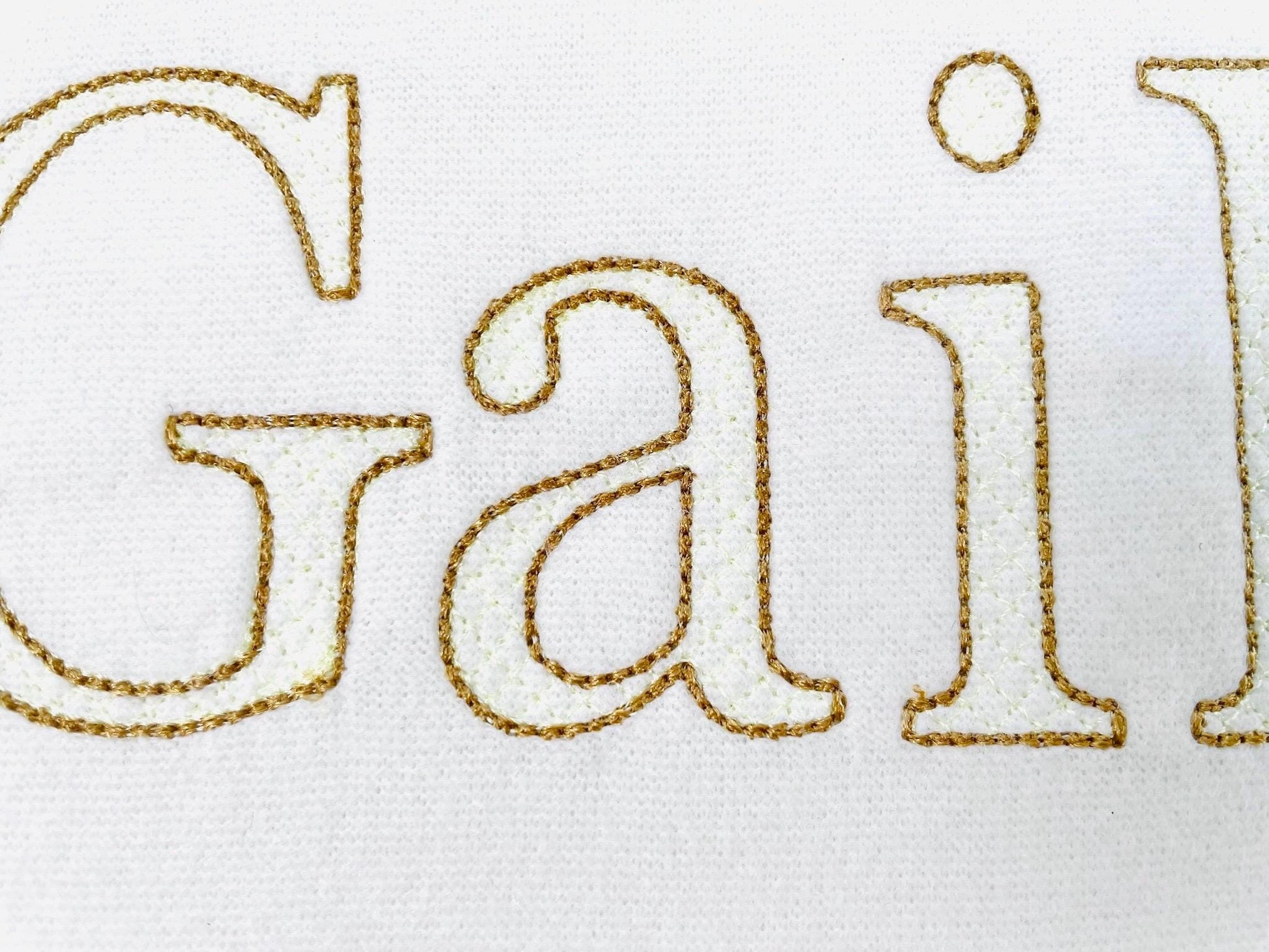 Elegant Diamond FONT Gail quilt and bean stitch outline varsity block Alphabet Monogram machine embroidery designs sizes 1.6 up to 3.4 inch