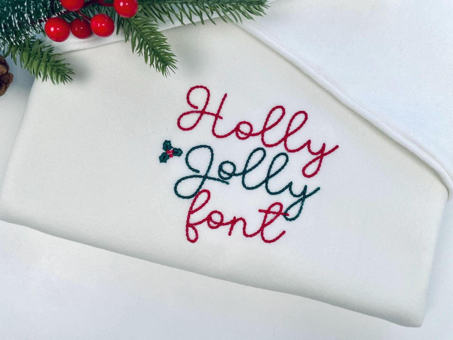 Hand stitch effect FONT ButterScript machine embroidery designs assorted sizes handwritten script alphabet Monogram kids seed stitch and BX