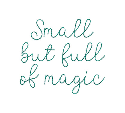 Hand stitch effect FONT Tala machine embroidery designs assorted sizes handwritten script font alphabet letters kids baby seed stitch