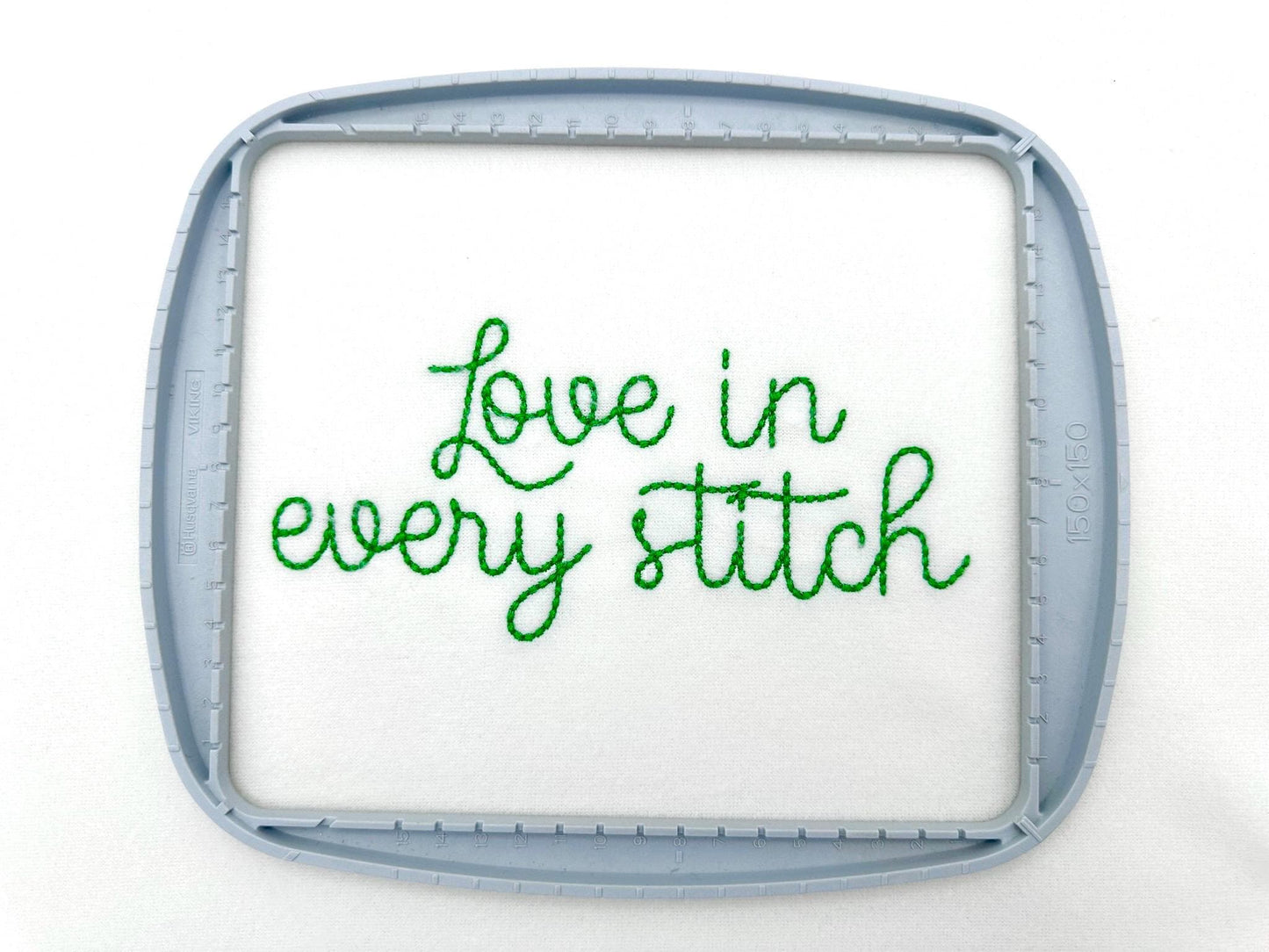 Hand stitch effect FONT Mocha machine embroidery designs handwritten script Alphabet