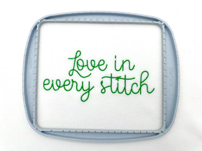 Hand stitch effect FONT Mocha machine embroidery designs handwritten script Alphabet