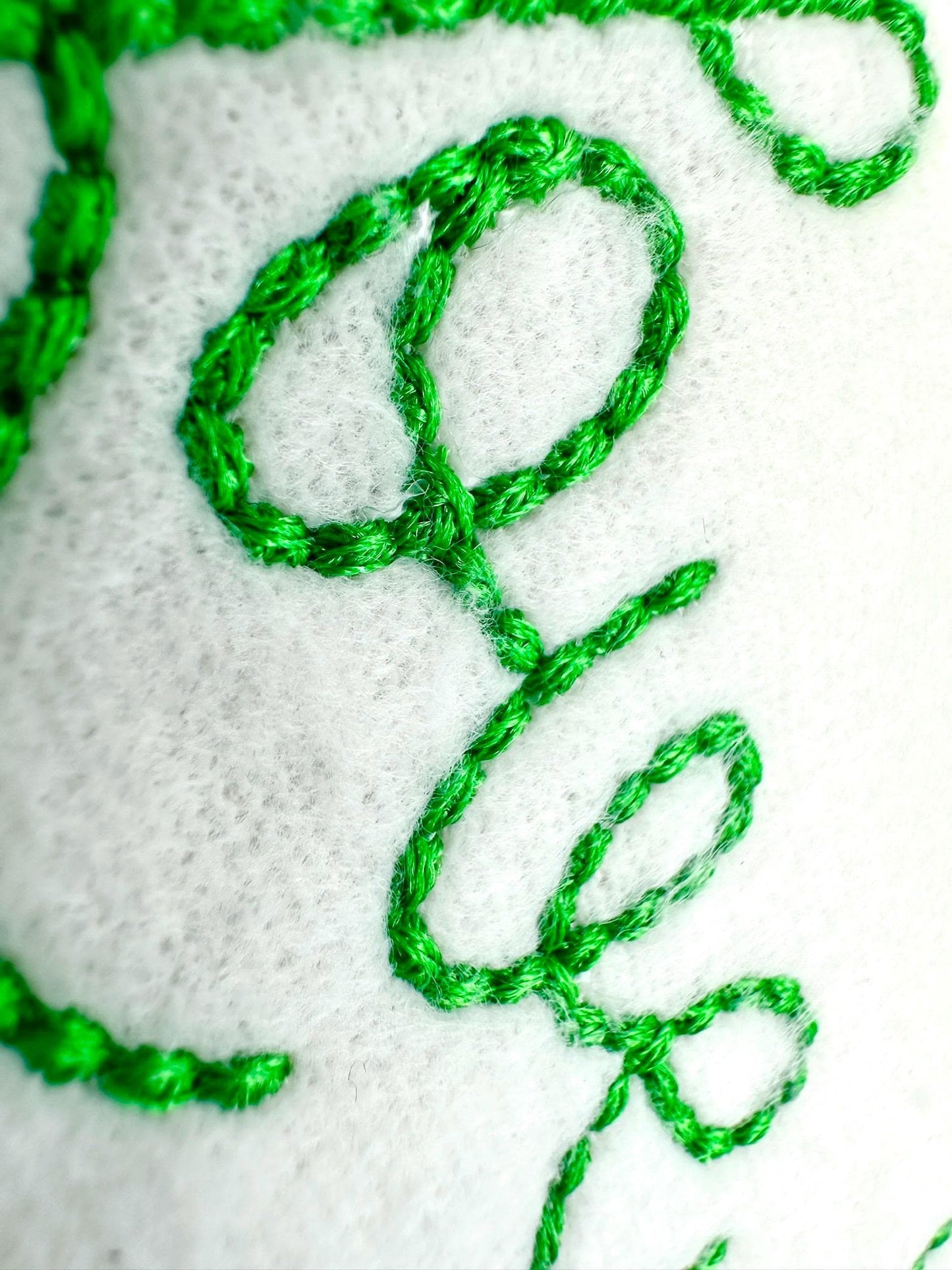 Hand stitch effect FONT Mocha machine embroidery designs handwritten script Alphabet