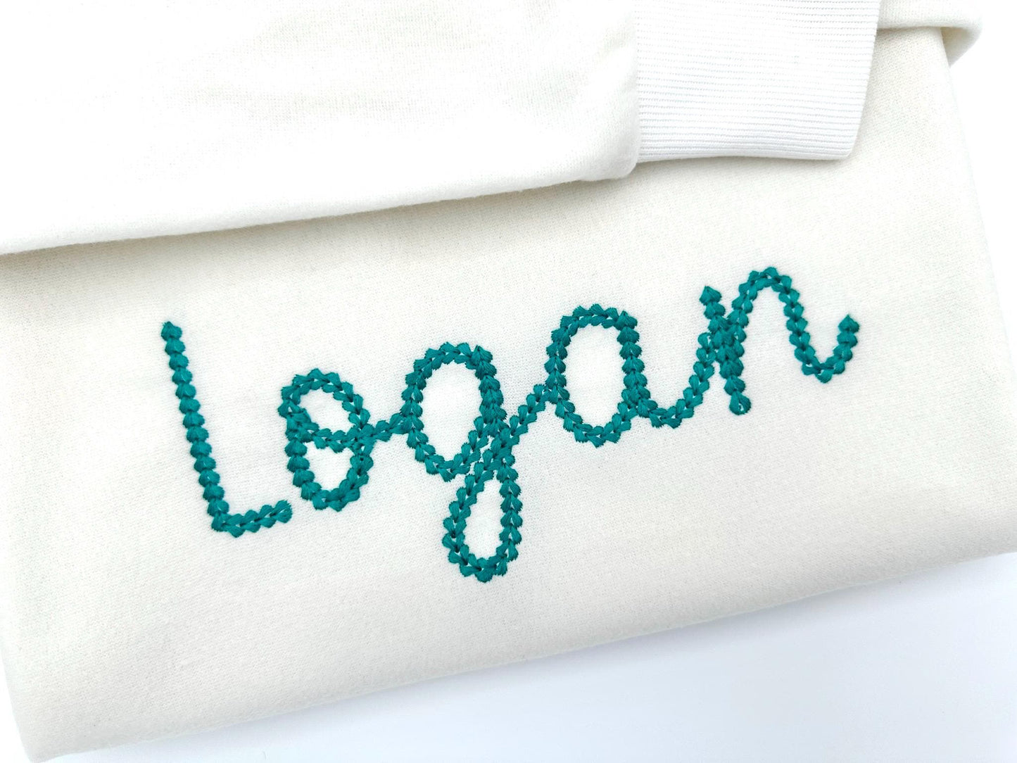 Extra Bold Chain stitch FONT Whisker handwritten alphabet machine embroidery designs monogram knit sweater effect sizes 2.4 up to 3.5 inch