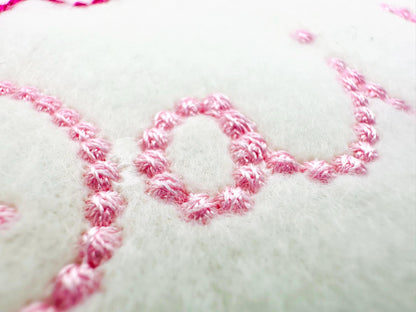 Pearl stitch FONT Bubbly Pearl handwritten script Alphabet Monogram machine embroidery designs kids girls name sizes 1 up to 2 inch, BX