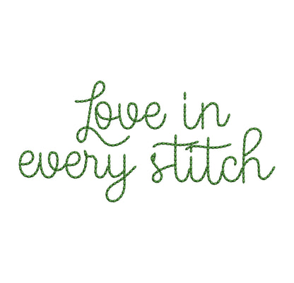 Hand stitch effect FONT Mocha machine embroidery designs handwritten script Alphabet