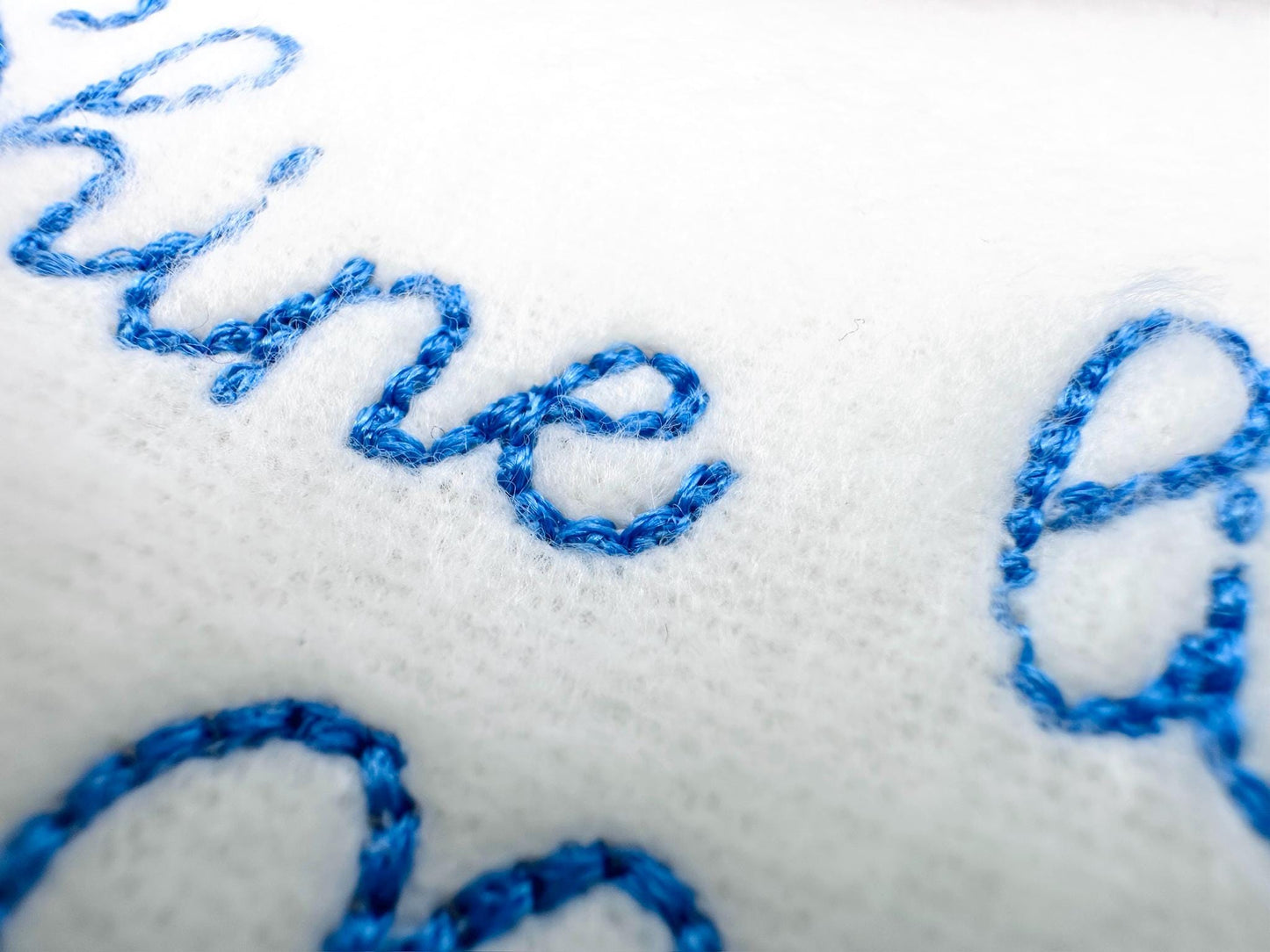 Handwritten script FONT Moon Bean Alphabet Monogram raised bean stitch kids baby machine embroidery designs mini sizes 0.6 up to 1.6 inch BX