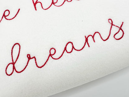 Handwritten script FONT Bunny Bean Alphabet Monogram bean stitch machine embroidery designs letters numbers assorted sizes 1 to 1.9 inch BX