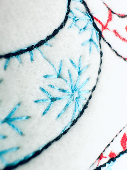 Christmas theme Patterned Font Patchwork alphabet Monogram rounded letters machine embroidery designs