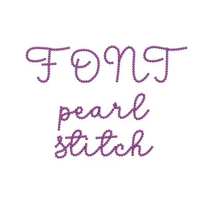 Pearl stitch FONT Bubbly Pearl handwritten script Alphabet Monogram machine embroidery designs kids girls name sizes 1 up to 2 inch, BX