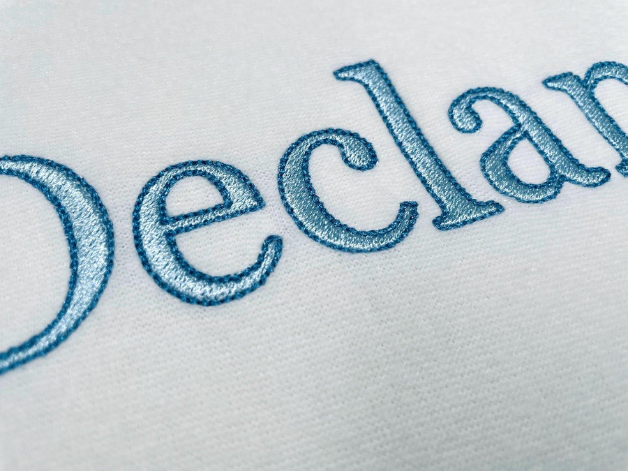 Block FONT Fill Stitch and Bean Outline Alphabet Monogram letters numbers punctuation machine embroidery designs sizes 1.3 up to 3.4 inch BX