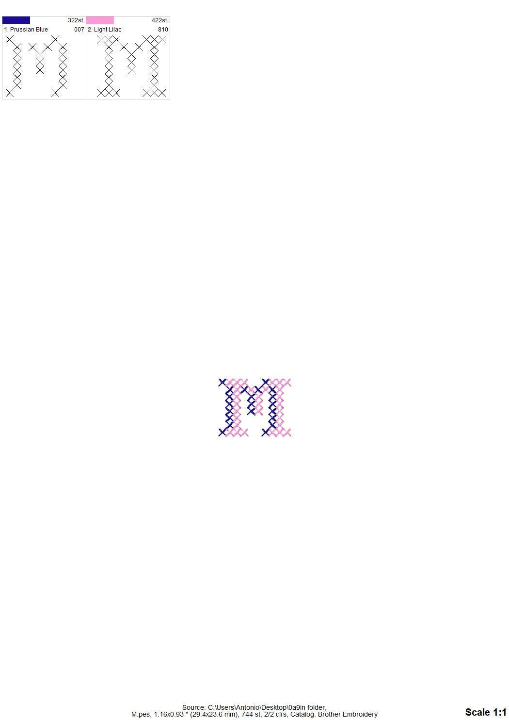 Cute Cross Stitch Shadow Font machine embroidery designs Alphabet Monogram