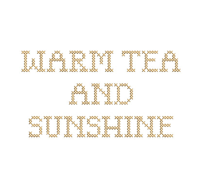 Cross Stitch FONT Cottage Cross machine embroidery designs Alphabet Monogram