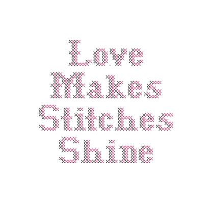 Cross Stitch Shadow FONT Cristella machine embroidery designs Alphabet Monogram