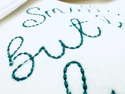 Hand stitch effect FONT Tala machine embroidery designs assorted sizes handwritten script font alphabet letters kids baby seed stitch