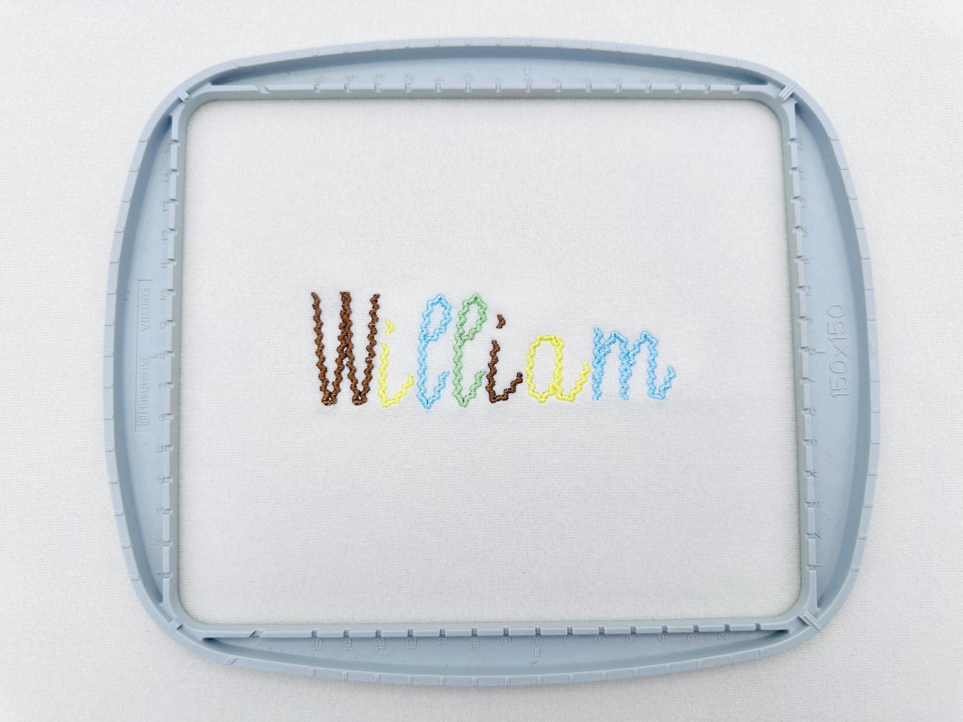 Whimsical RicRac Handwritten Font machine embroidery designs Monogram Alphabet