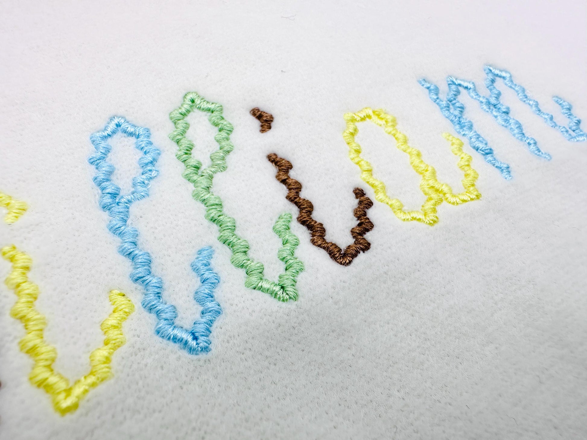 Whimsical RicRac Handwritten Font machine embroidery designs Monogram Alphabet