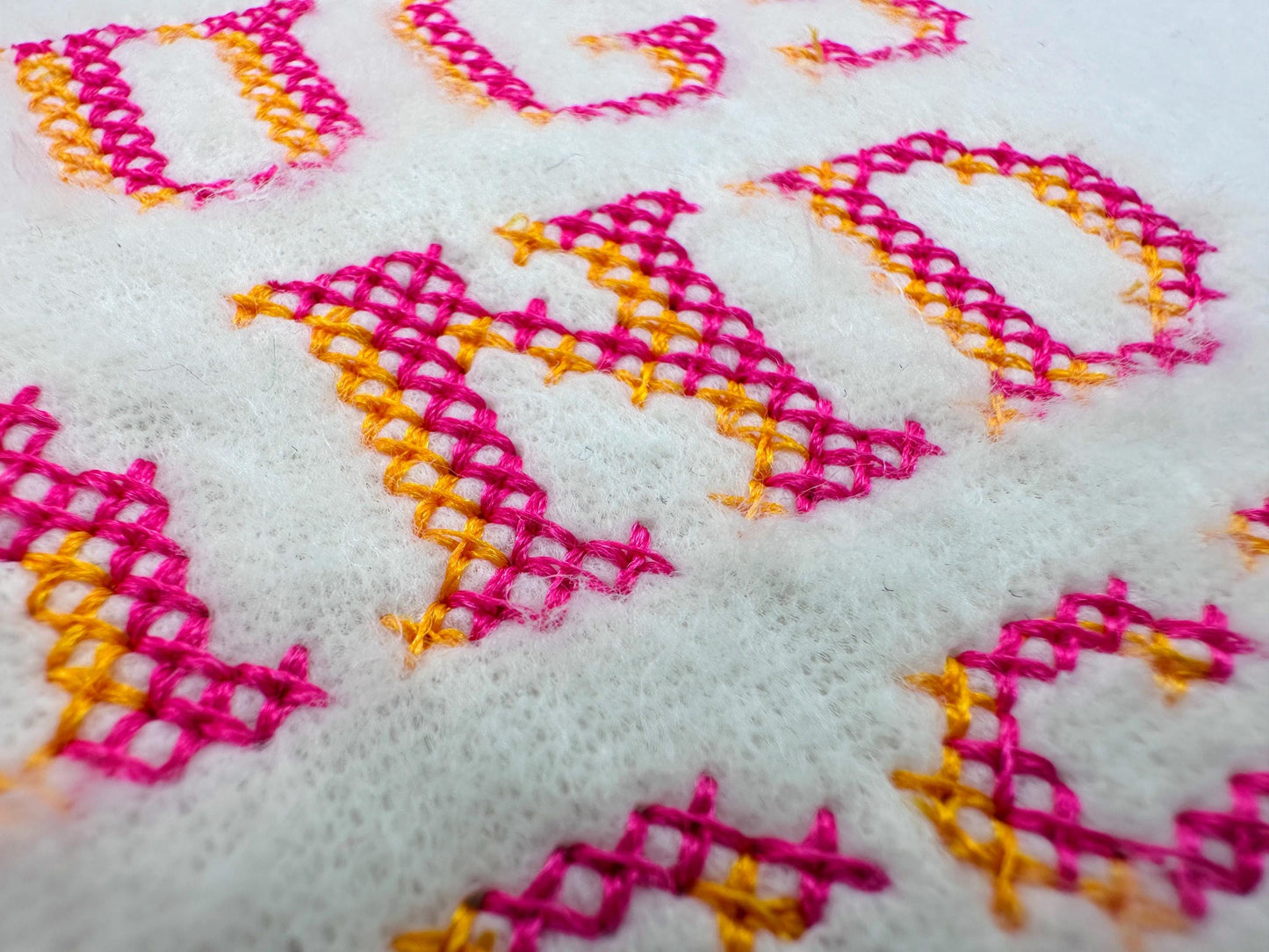 Cute Cross Stitch Shadow Font machine embroidery designs Alphabet Monogram