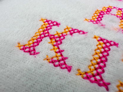 Cute Cross Stitch Shadow Font machine embroidery designs Alphabet Monogram