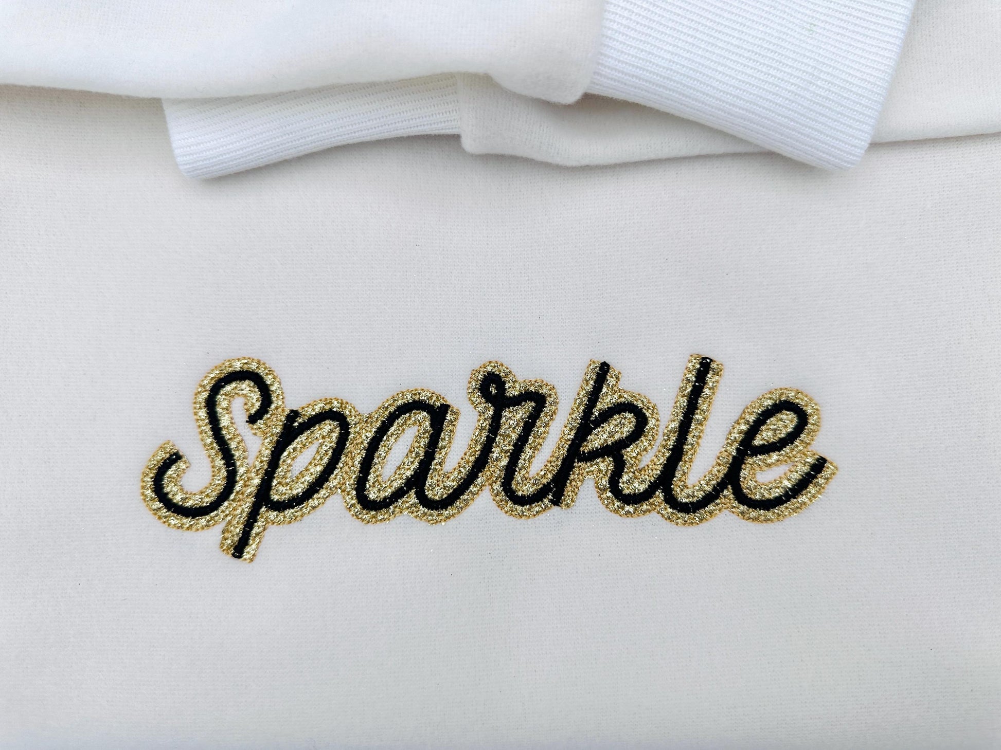 HTV vinyl satin stitch script FONT Glitter Silk glitter layer applique machine embroidery design