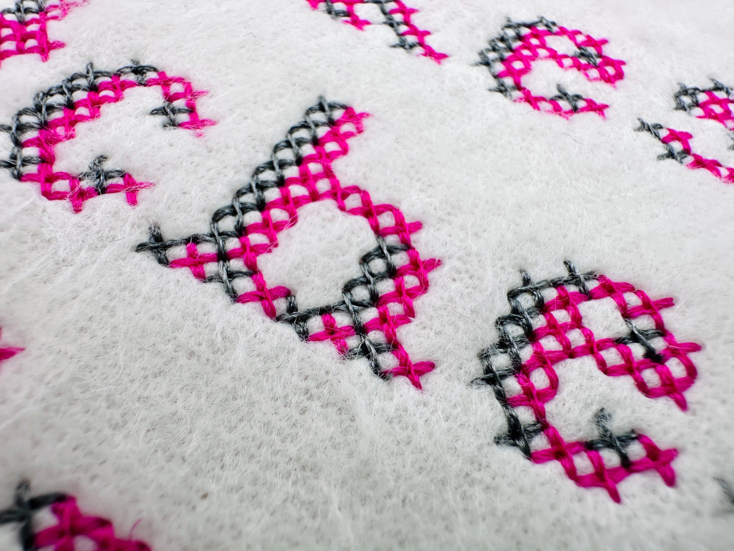 Cross Stitch Shadow FONT Cristella machine embroidery designs Alphabet Monogram