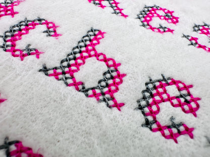 Cross Stitch Shadow FONT Cristella machine embroidery designs Alphabet Monogram