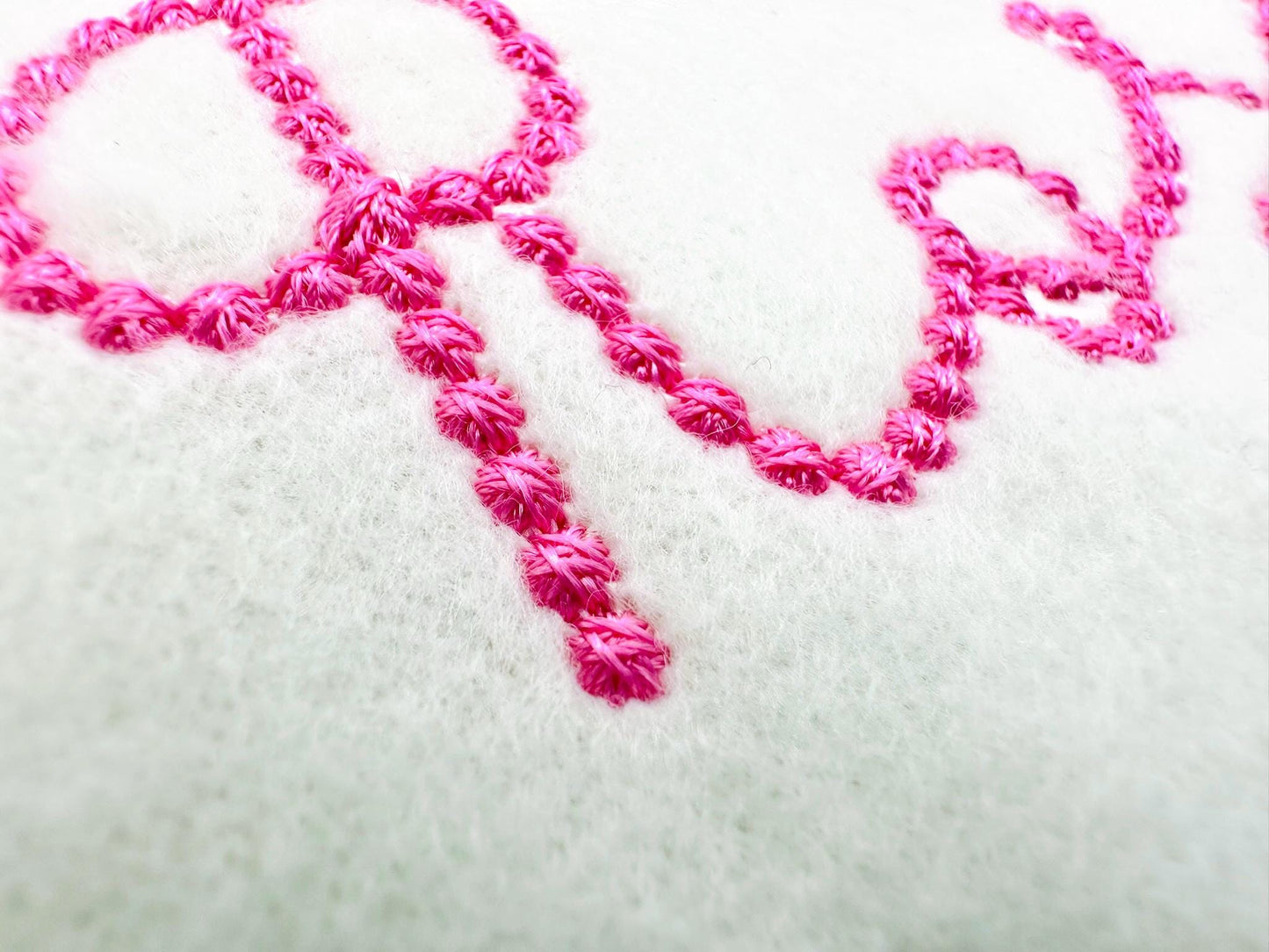 Pearl stitch FONT Bubbly Pearl handwritten script Alphabet Monogram machine embroidery designs kids girls name sizes 1 up to 2 inch, BX