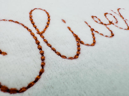 Script FONT Bare Stitch Hand Stitch Effect Alphabet Monogram Machine Embroidery Designs Bean Stitch Letters and Numbers