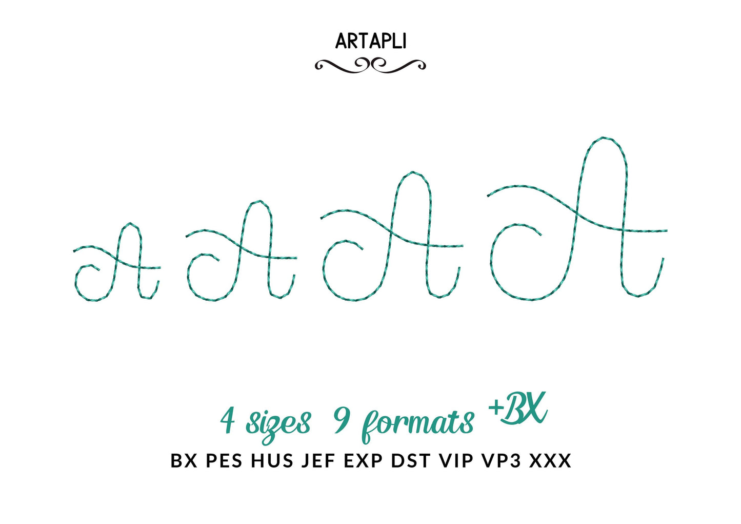 Handwritten Script Font Buddy Bean – Sizes 0.6" 0.8" 1" 1.3" 4" 5" BX Digital Font File | Artapli