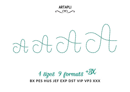 Handwritten Script Font Buddy Bean – Sizes 0.6" 0.8" 1" 1.3" 4" 5" BX Digital Font File | Artapli