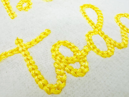 Tiny mini Chain FONT Monkey machine embroidery designs kids baby name handwritten script alphabet