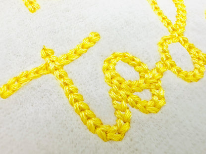 Tiny mini Chain FONT Monkey machine embroidery designs kids baby name handwritten script alphabet