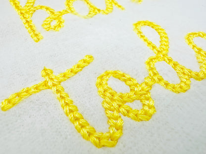 Tiny mini Chain FONT Monkey machine embroidery designs kids baby name handwritten script alphabet