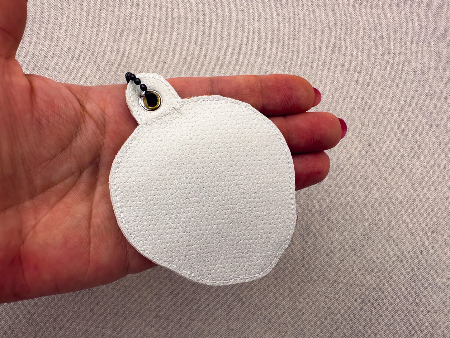 Fringed Fluffy Lion Eyelet and Key Fob Snap Tab in the hoop machine embroidery designs ITH keychain bag tag kids boys gift idea