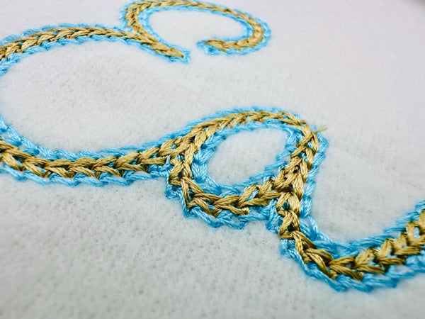 2 Color Chain Font Buckeye